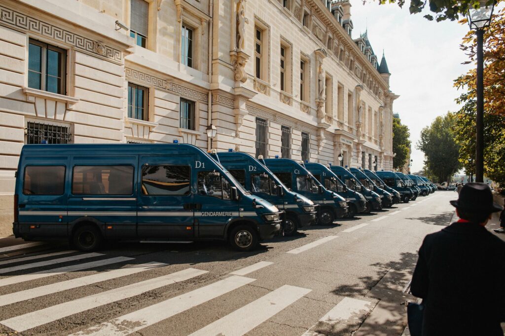 Government Building Parking Lot